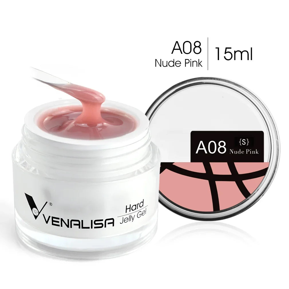 Gel pour ongles Venalisa 15 ml UV LED Nail Builder Construction Extend Semi Transparent