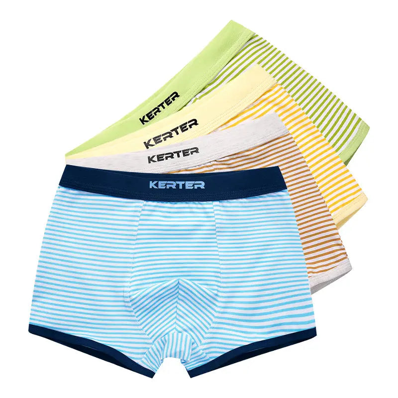 Boxers garçon en coton à motifs | Sous-vêtements enfants confortables | Lot de 4 boxers pour garçons | Boxers garçon avec dessins animés | Caleçons doux pour garçons 4–16 ans | Sous-vêtements respirants pour enfants | Shorts en coton garçon confortables | Lingerie enfant avec taille élastique | Boxers garçon amusants et colorés | Sous-vêtements durables pour usage quotidien