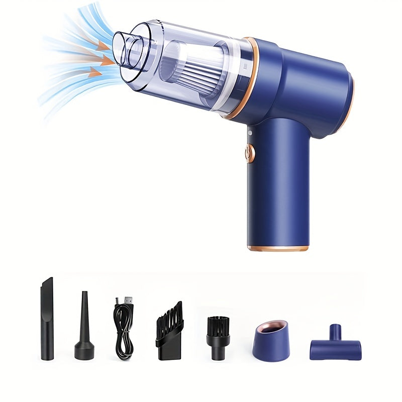Aspirateur de voiture sans fil avec fonction souffleur | Aspirateur 2-en-1 pour nettoyage intérieur auto | Mini aspirateur rechargeable pour voiture | Aspirateur portable pour saletés et poussières | Souffleur et aspirateur compact pour voiture | Nettoyeur auto sans fil puissant et léger | Aspirateur de voiture avec embouts multiples | Outil de nettoyage voiture sans câble encombrant | Appareil multifonction pour entretien véhicule | Aspirateur voiture rapide et efficace pour petits espaces
