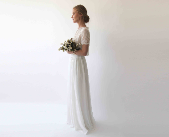 Robe de mariée deux pièces, n° 1251