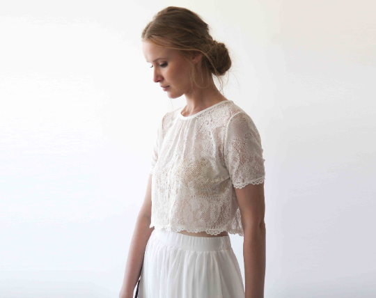 Robe de mariée deux pièces, n° 1251