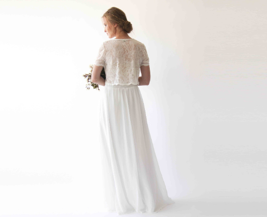 Robe de mariée deux pièces, n° 1251