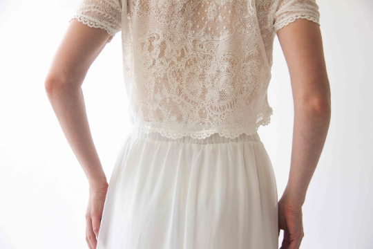 Robe de mariée deux pièces, n° 1251