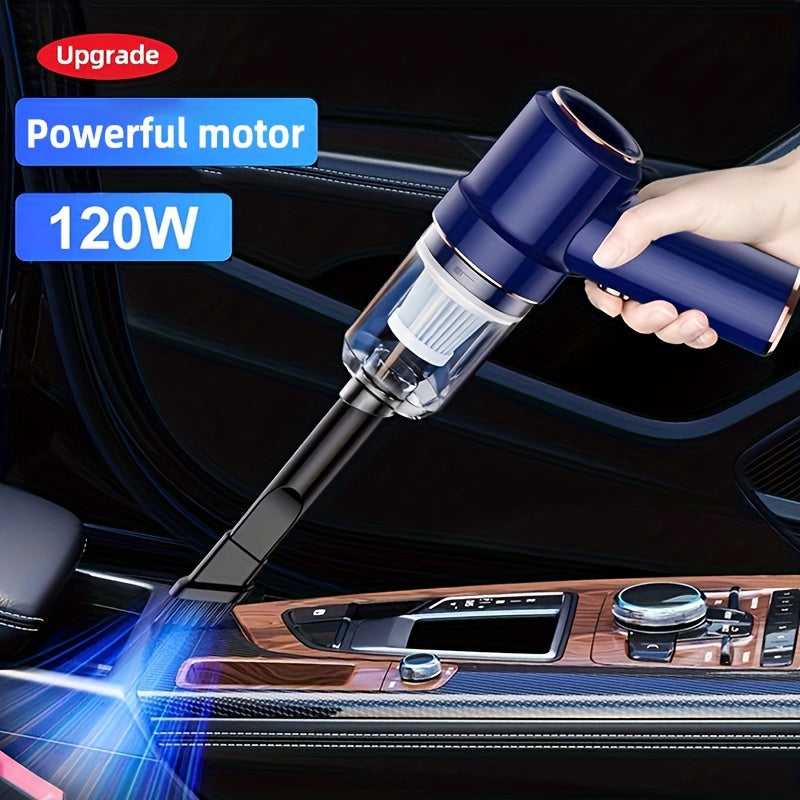 Aspirateur de voiture sans fil avec fonction souffleur | Aspirateur 2-en-1 pour nettoyage intérieur auto | Mini aspirateur rechargeable pour voiture | Aspirateur portable pour saletés et poussières | Souffleur et aspirateur compact pour voiture | Nettoyeur auto sans fil puissant et léger | Aspirateur de voiture avec embouts multiples | Outil de nettoyage voiture sans câble encombrant | Appareil multifonction pour entretien véhicule | Aspirateur voiture rapide et efficace pour petits espaces