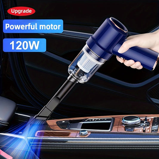 Aspirateur de voiture sans fil avec fonction souffleur | Aspirateur 2-en-1 pour nettoyage intérieur auto | Mini aspirateur rechargeable pour voiture | Aspirateur portable pour saletés et poussières | Souffleur et aspirateur compact pour voiture | Nettoyeur auto sans fil puissant et léger | Aspirateur de voiture avec embouts multiples | Outil de nettoyage voiture sans câble encombrant | Appareil multifonction pour entretien véhicule | Aspirateur voiture rapide et efficace pour petits espaces