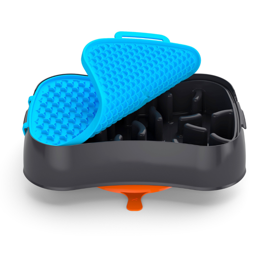 4-in-1 Slow Feeder Dog Bowl