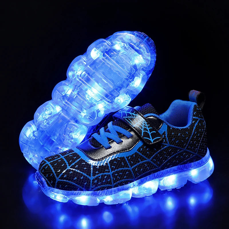 Chaussures LED pour enfants avec semelle lumineuse | Baskets lumineuses unisexe pour garçons et filles | Chaussures pour enfants avec LED intégrées | Baskets à semelle souple clignotante pour enfants | Chaussures enfant confortables avec lumières | Sneakers LED respirantes pour enfants | Chaussures enfants avec lumières clignotantes | Baskets LED pour activités nocturnes | Chaussures de sport LED unisexe pour enfants | Chaussures enfants stylées avec semelle lumineuse