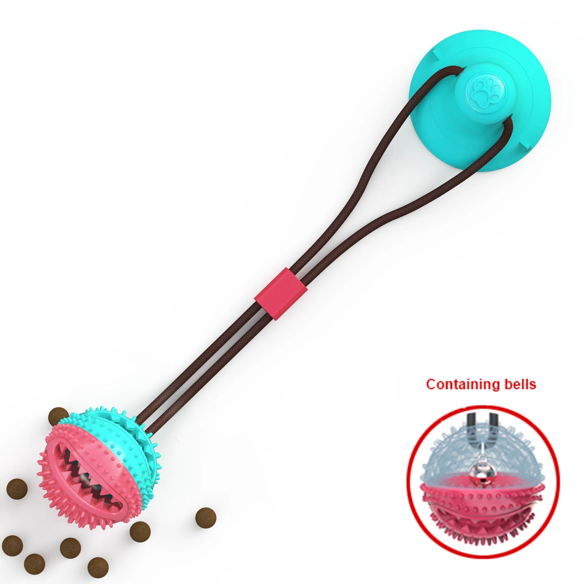 Jouet pour chien en silicone avec ventouse | Balle à mâcher pour chien | Jouet nettoyant dentaire pour chien | Jouet pour chien avec ventouse | Balle de jeu pour chien avec ventouse | Jouet dentaire interactif pour chien | Jouet en silicone résistant pour chien | Jouet de nettoyage dentaire pour chien | Jouet à mâcher pour chien de toutes tailles | Jouet pour chien qui stimule l’hygiène dentaire