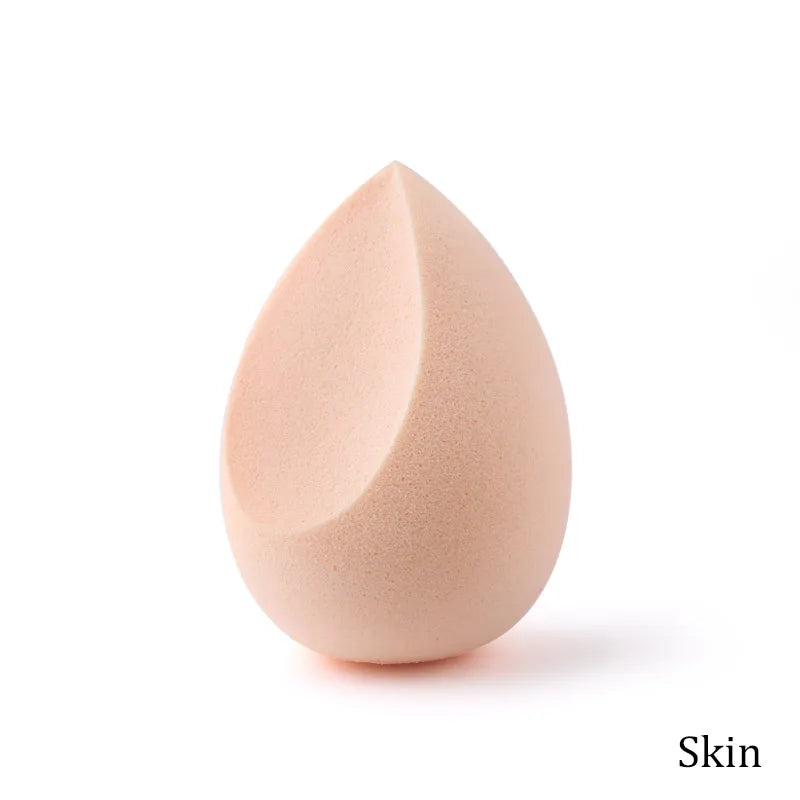 Éponge de maquillage, anti-cernes, lisse, cosmétique, houppette, forme coupée