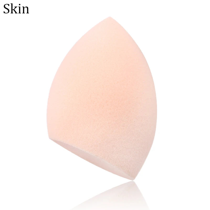 Éponge de maquillage, anti-cernes, lisse, cosmétique, houppette, forme coupée