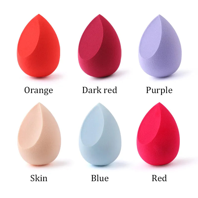 Éponge de maquillage, anti-cernes, lisse, cosmétique, houppette, forme coupée