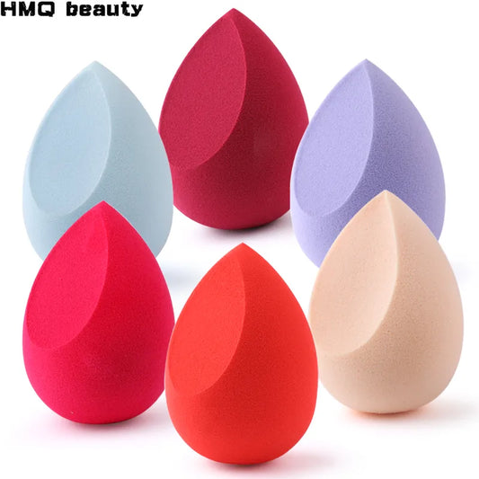 Éponge de maquillage, anti-cernes, lisse, cosmétique, houppette, forme coupée