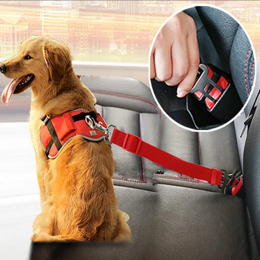 Coliers et laisses pour chiens, ceintures de sécurité pour voiture, clips de ceinture de sécurité pour chiens de compagnie