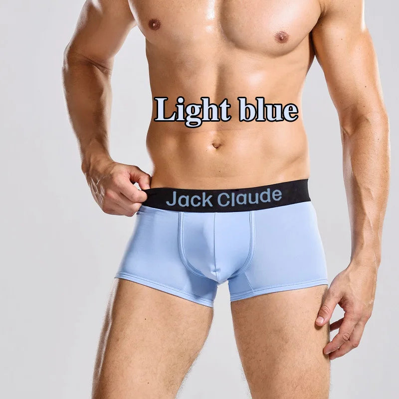 Lot de 10 boxers pour homme, sous-vêtements sexy et doux, confortables