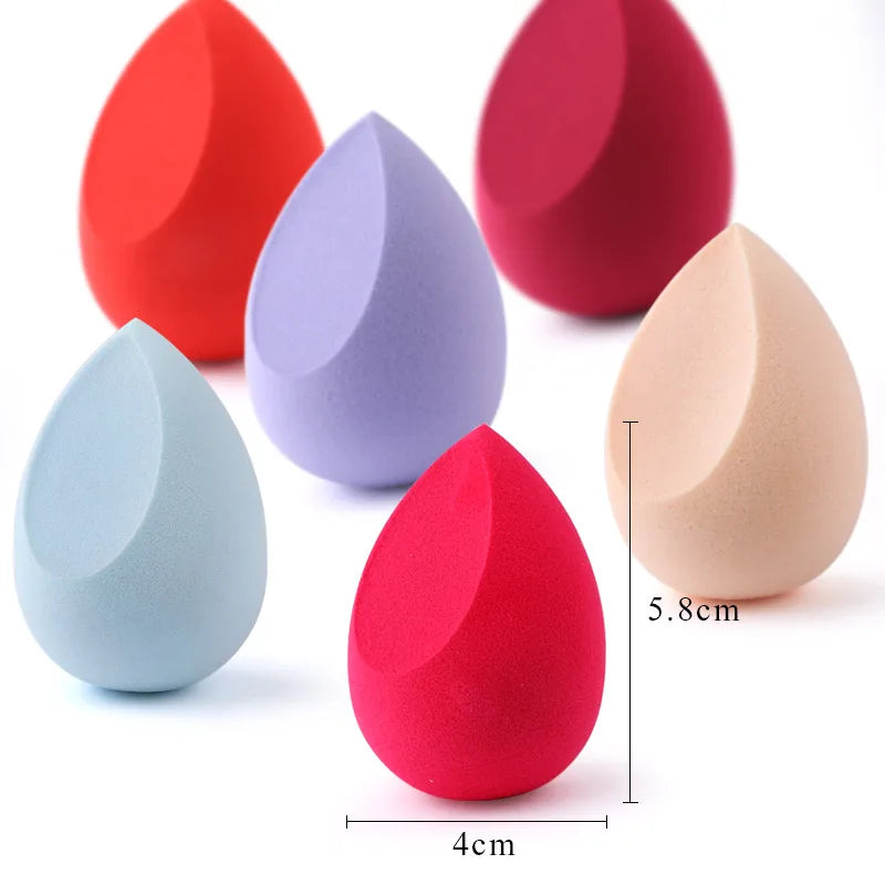 Éponge de maquillage, anti-cernes, lisse, cosmétique, houppette, forme coupée