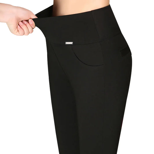 Women's summer cotton leggings, push-up, 5XL, 6XL, capri, mixed colors