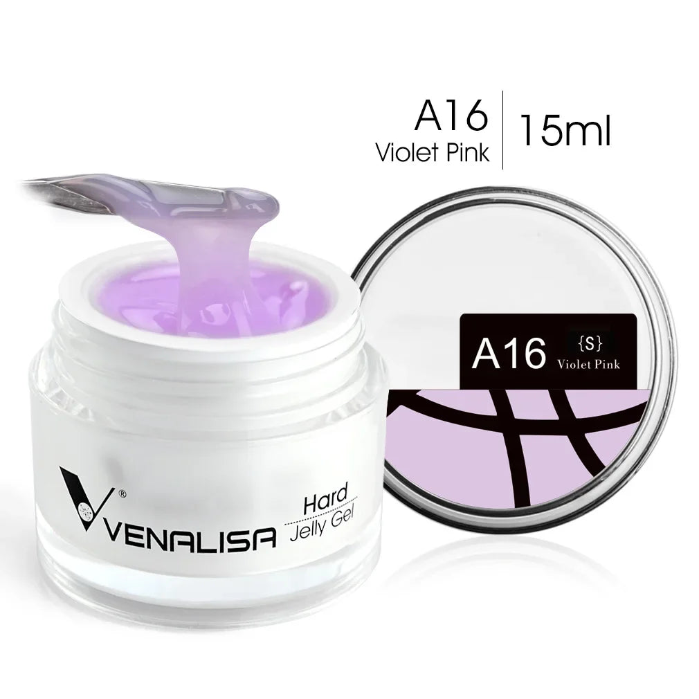 Gel pour ongles Venalisa 15 ml UV LED Nail Builder Construction Extend Semi Transparent