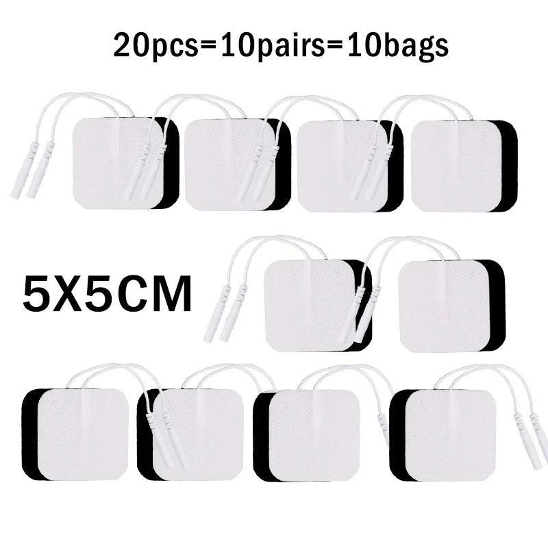 Électrodes TENS 20/10P pour appareil de massage | Patches électrostimulation réutilisables | Électrodes adhésives pour stimulateur musculaire | Électrodes compatibles TENS EMS | Accessoires pour appareil de massage électrique | Patches de massage musculaire haute conductivité | Électrodes hypoallergéniques pour douleur musculaire | Électrodes de remplacement pour masseur électrique | Patchs TENS durables pour soulagement corporel | Électrodes pour thérapie physique et récupération