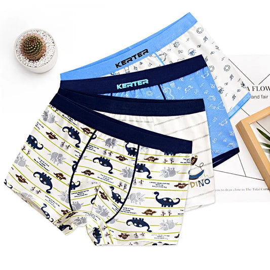 Boxers garçon en coton à motifs | Sous-vêtements enfants confortables | Lot de 4 boxers pour garçons | Boxers garçon avec dessins animés | Caleçons doux pour garçons 4–16 ans | Sous-vêtements respirants pour enfants | Shorts en coton garçon confortables | Lingerie enfant avec taille élastique | Boxers garçon amusants et colorés | Sous-vêtements durables pour usage quotidien