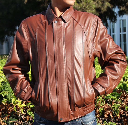 Veste en cuir véritable homme Theo | Veste homme élégante en cuir | Blouson en cuir noir pour homme | Veste cuir automne hiver homme | Manteau cuir homme style classique | Veste en cuir souple pour homme | Blouson cuir homme mode 2025 | Veste zippée homme cuir véritable | Manteau homme luxe en cuir | Vêtement en cuir haut de gamme homme
